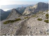 end of road on Pokljuka - Triglav